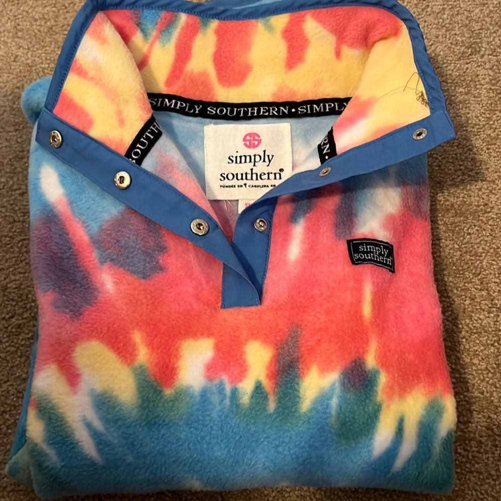 Simply southern fleece pulllover